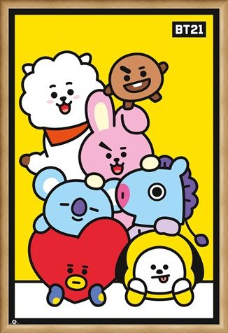Framed Framed Pileup - BT21