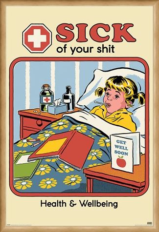 Framed Framed Sick of Your Shit - Steven Rhodes