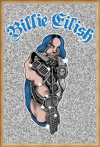 Framed Framed Bling - Billie Eilish