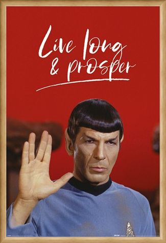 Framed Framed Live Long And Prosper - Star Trek