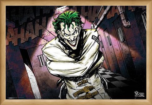 Framed Framed Joker Asylum - DC Comics