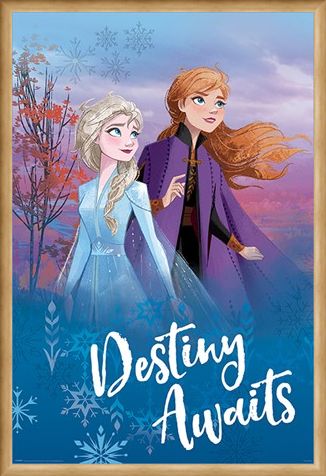 Framed Framed Destiny Awaits - Frozen 2