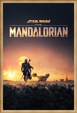 Framed Framed The Mandalorian Dusk - Star Wars