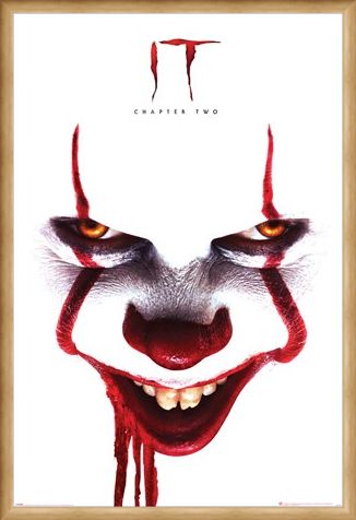 Framed Framed Pennywise Face - IT Chapter Two