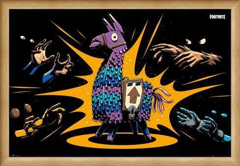 Framed Framed Loot Llama - Fortnite