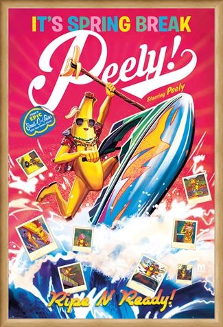 Framed Framed Spring Break Peely - Fortnite