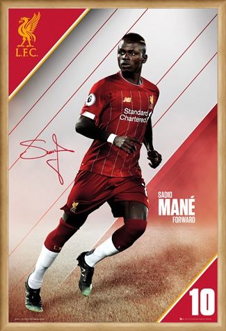 Framed Framed Mane 19-20 - Liverpool
