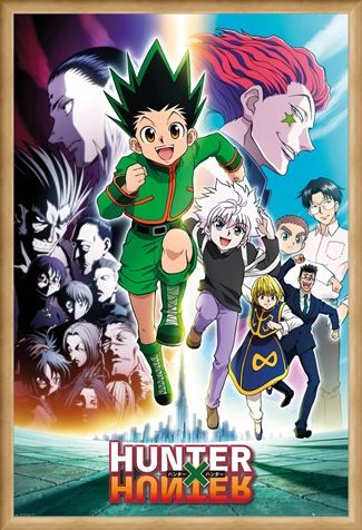 Framed Framed Keyart Running - Hunter x Hunter