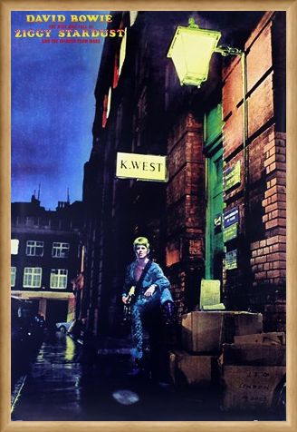 Framed Framed Ziggy Stardust Album Cover - David Bowie