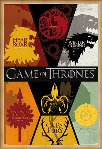 Framed Framed Sigils - Game of Thrones