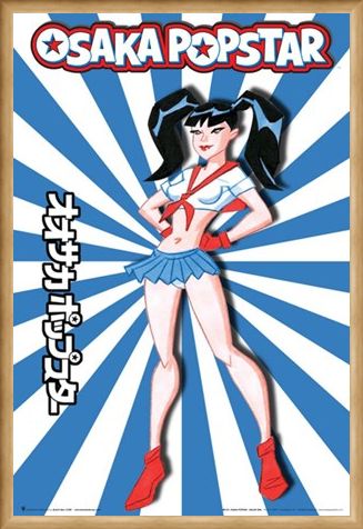 Framed Framed Sailor Girl - Osaka Popstar