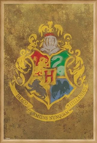 Framed Framed Hogwarts Crest - Harry Potter