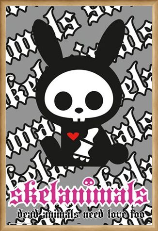 Framed Framed Jack the Rabbit - Skelanimals