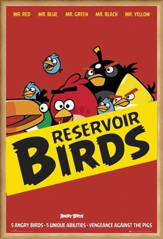 Framed Framed Reservoir Birds - Angry Birds
