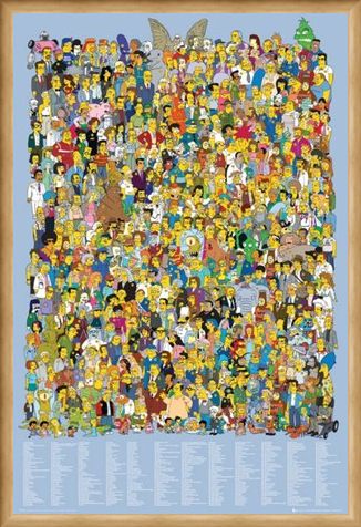 Framed Framed The Simpsons Cast 2012 - The Simpsons