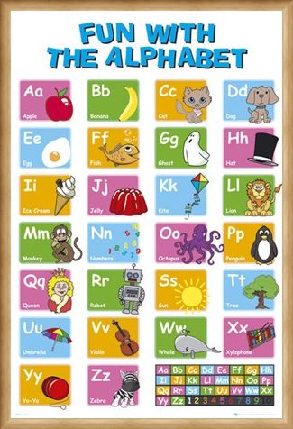 Framed Framed Learn the Alphabet - Educational Letter Fun