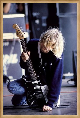 Framed Framed Grunge God - Kurt Cobain