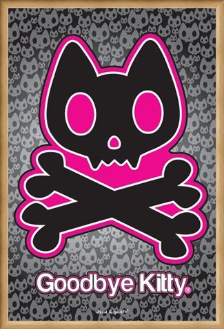 Framed Framed Goodbye Kitty - David and Goliath