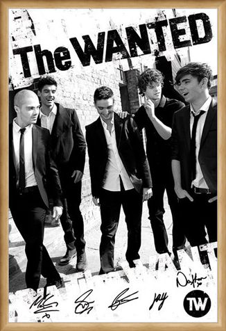 Framed Framed Boys in Black and White - The Wanted