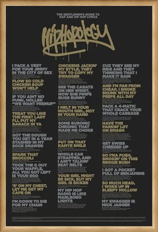 Framed Framed Hiphopology - A Gentlemen's Guide....