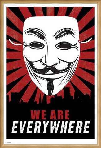 Framed Framed We Are Everywhere - V for Vendetta
