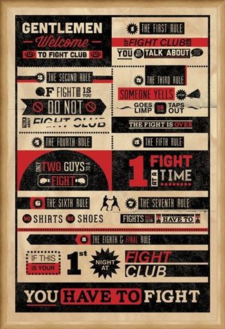 Framed Framed The First Rule of Fight Club... - Fight Club