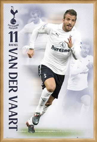 Framed Framed Rafael Van Der Vaart - Tottenham Hotspur Football Club