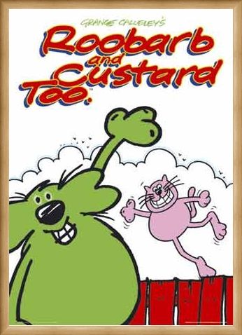 Framed Framed Grange Calleley's Roobarb & Custard - Roobarb & Custard