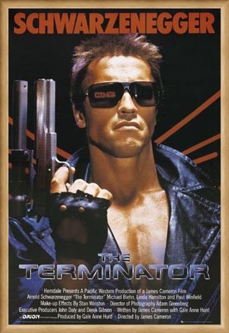 Framed Framed Arnold Schwarzenegger is The Terminator - The Terminator