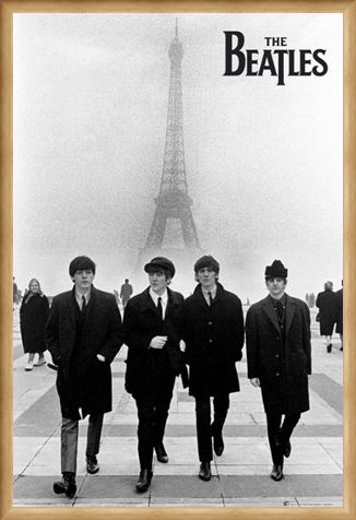 Framed Framed Liverpool Lads in Paris - The Beatles