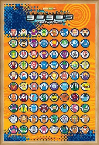 Framed Framed Gogo's Crazy Bones - Magic Box Int.