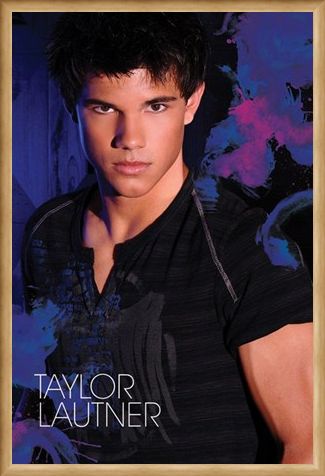 Framed Framed Brooding in Blue - Taylor Lautner