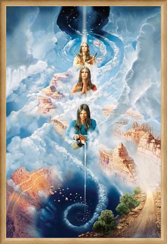 Framed Framed Navajo Creation Myth - John Stephens