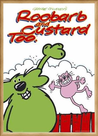 Framed Framed Grange Calleley's Roobarb & Custard - Roobarb & Custard