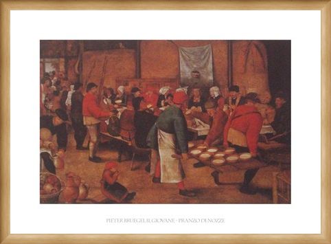 Framed Framed The Peasant Wedding - Pieter Bruegel