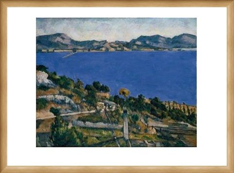 Framed Framed L'Estaque - Paul Cezanne