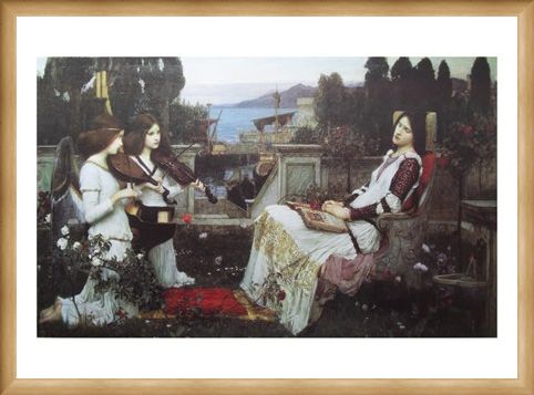 Framed Framed Saint Cecilia - John W Waterhouse