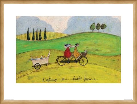 Framed Framed Taking the Ducks Home - Sam Toft