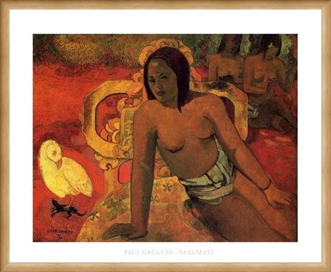 Framed Framed Vairumati - Paul Gauguin