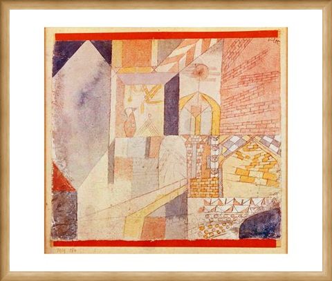 Framed Framed Architecture with Pitcher - Paul Klee