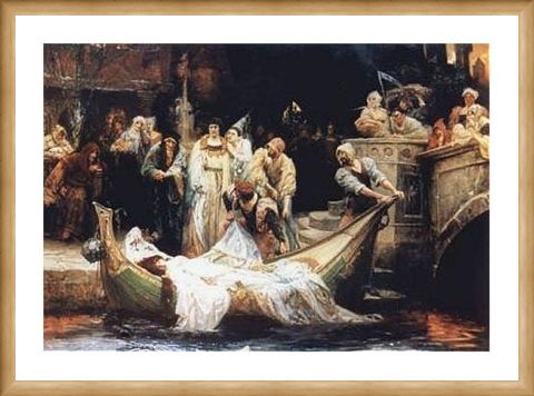 Framed Framed The Lady of Shalott - G E Robertson