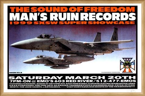 Framed Framed Man's Ruin Records 1999 SXSW Showcase - Frank Kozik