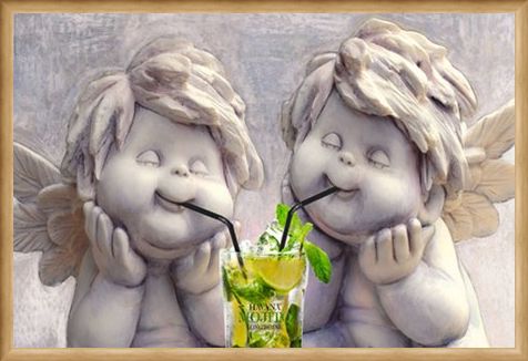 Framed Framed Angelic Mojito Drinkers - Stone Cold Sober