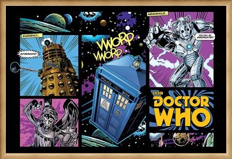Framed Framed Comicbook Style - Doctor Who