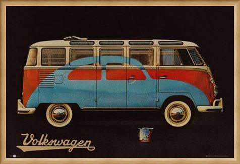 Framed Framed Volkswagen - VW Camper