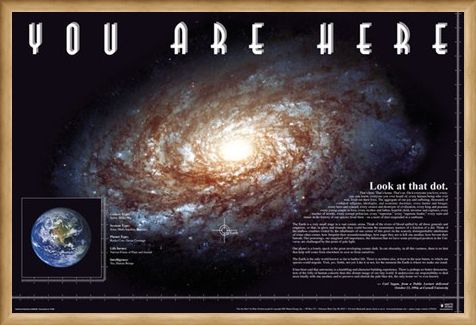 Framed Framed You Are Here - Look At That Dot
