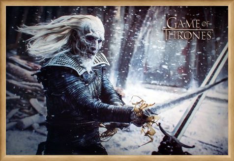 Framed Framed The White Walkers Of Westeros - Game Of Thrones