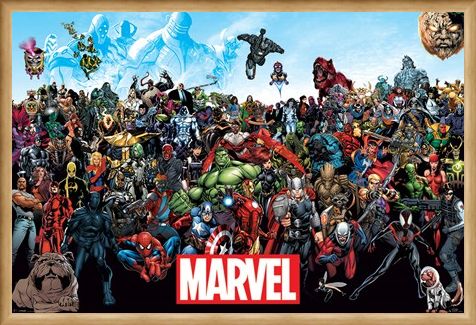 Framed Framed A Crazy World! - Marvel Universe
