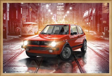 Framed Framed Iconic MK1 - VW Golf GTI