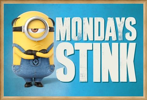Framed Framed Mondays Stink - Despicable Me 3